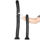 16.14in 26in Huge Black Lifelike Rebar Dildo Butt Plug For Anus