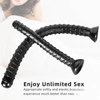 16.14in 26in Huge Black Lifelike Rebar Dildo Butt Plug For Anus