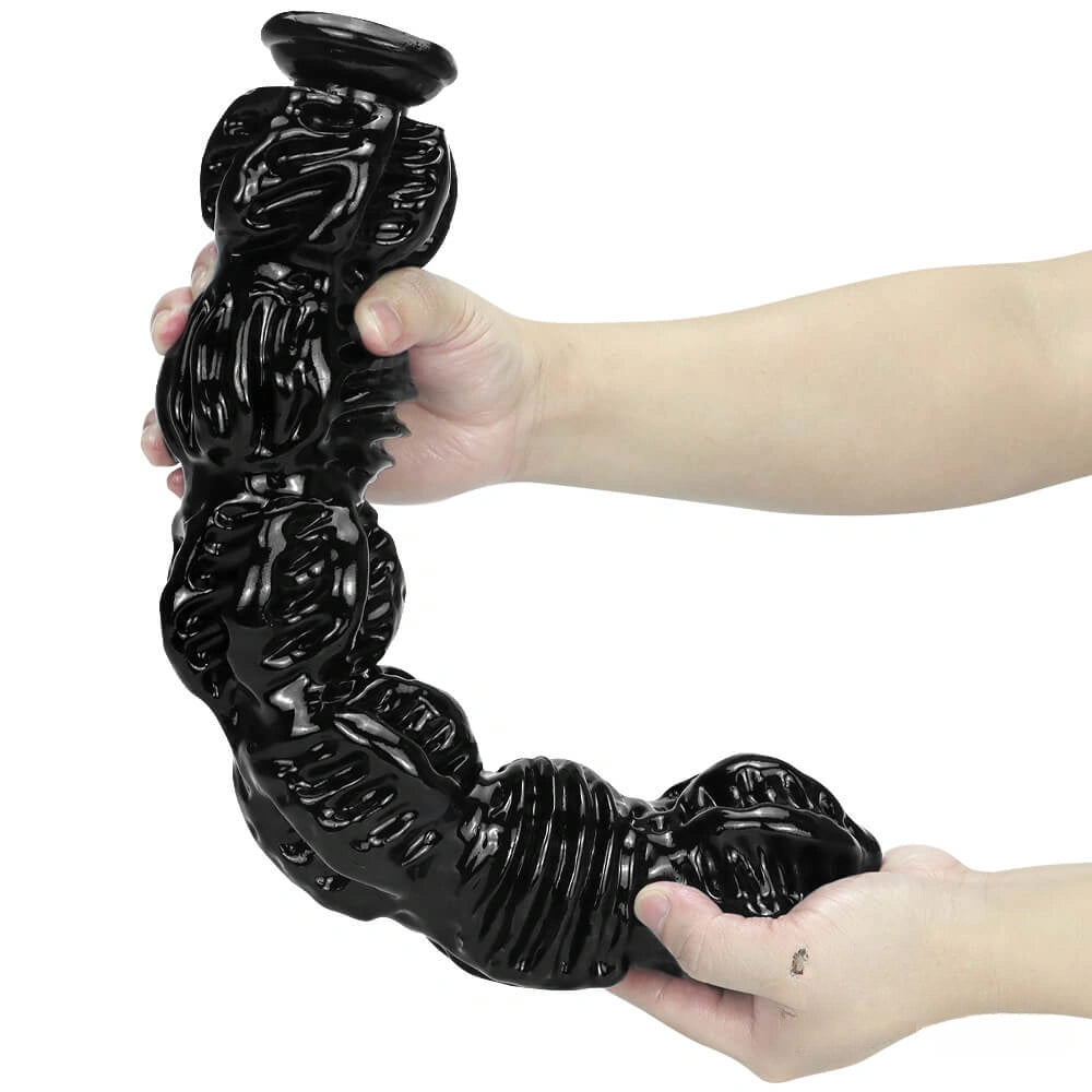 16.14in Fantasy Walnut Super Long Big Thick Butt Plug Dildo