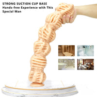 16.14in Fantasy Walnut Super Long Big Thick Butt Plug Dildo