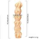16.14in Fantasy Walnut Super Long Big Thick Butt Plug Dildo