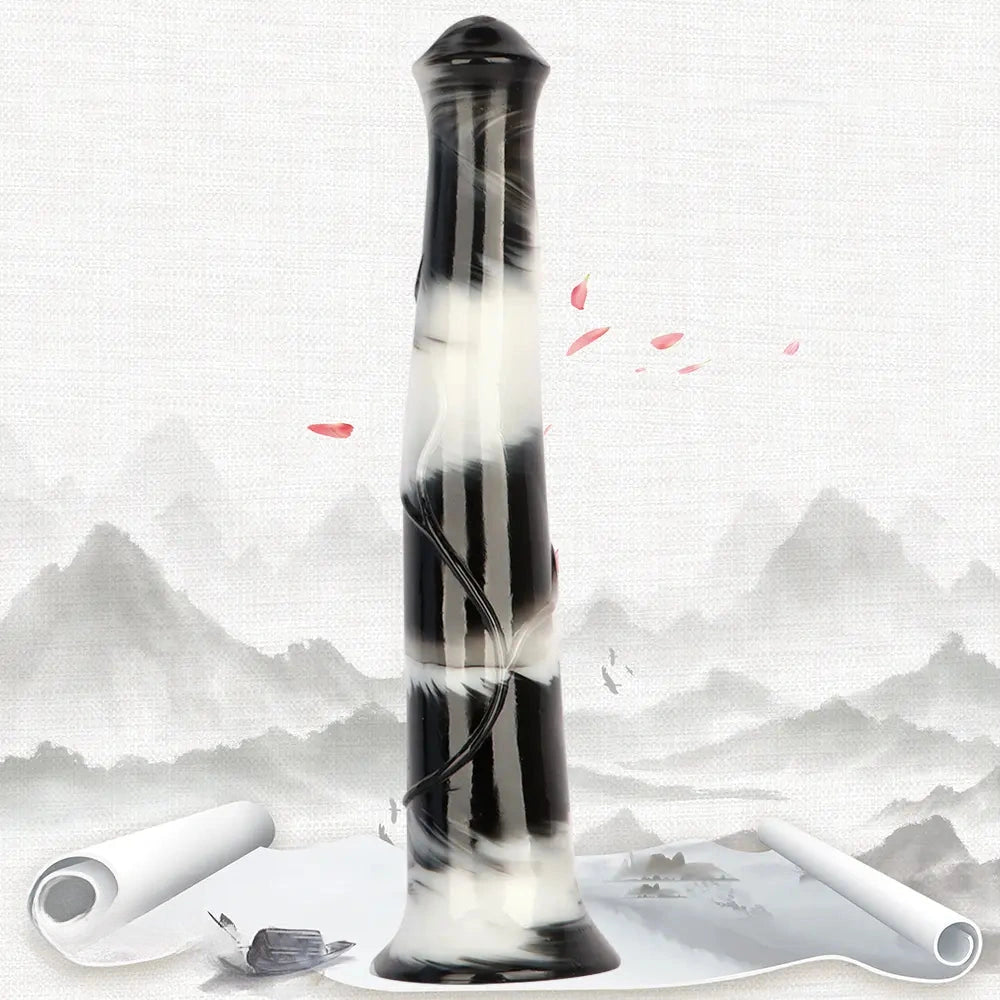 16.14in Huge Long Thick PVC Cock Dildo Gspot Massage Thick Animal Toy