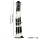 16.14in Huge Long Thick PVC Cock Dildo Gspot Massage Thick Animal Toy