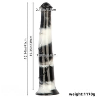 16.14in Huge Long Thick PVC Cock Dildo Gspot Massage Thick Animal Toy