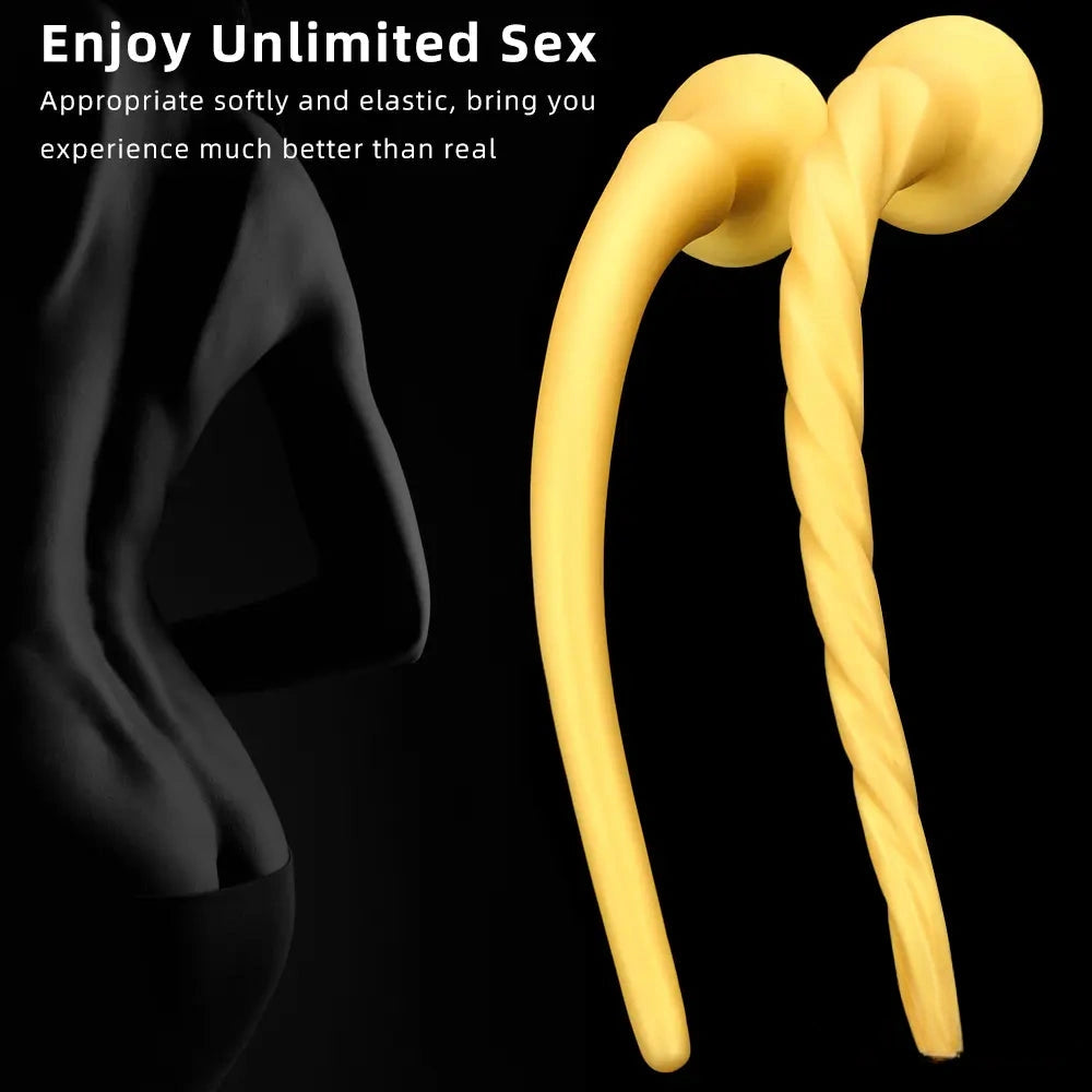 16.14in Large Long Silicone Soft Anal Dildo For Males Females Sex Orgasm