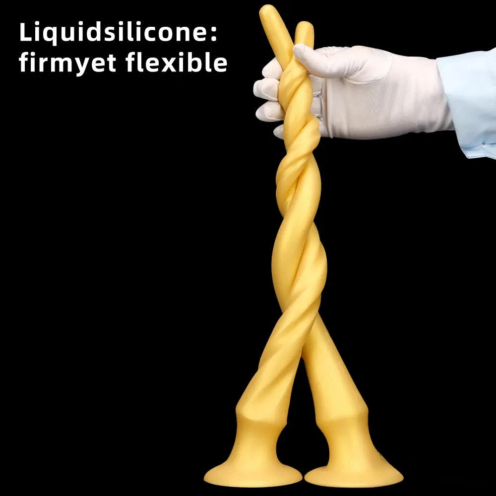 16.14in Large Long Silicone Soft Anal Dildo For Males Females Sex Orgasm