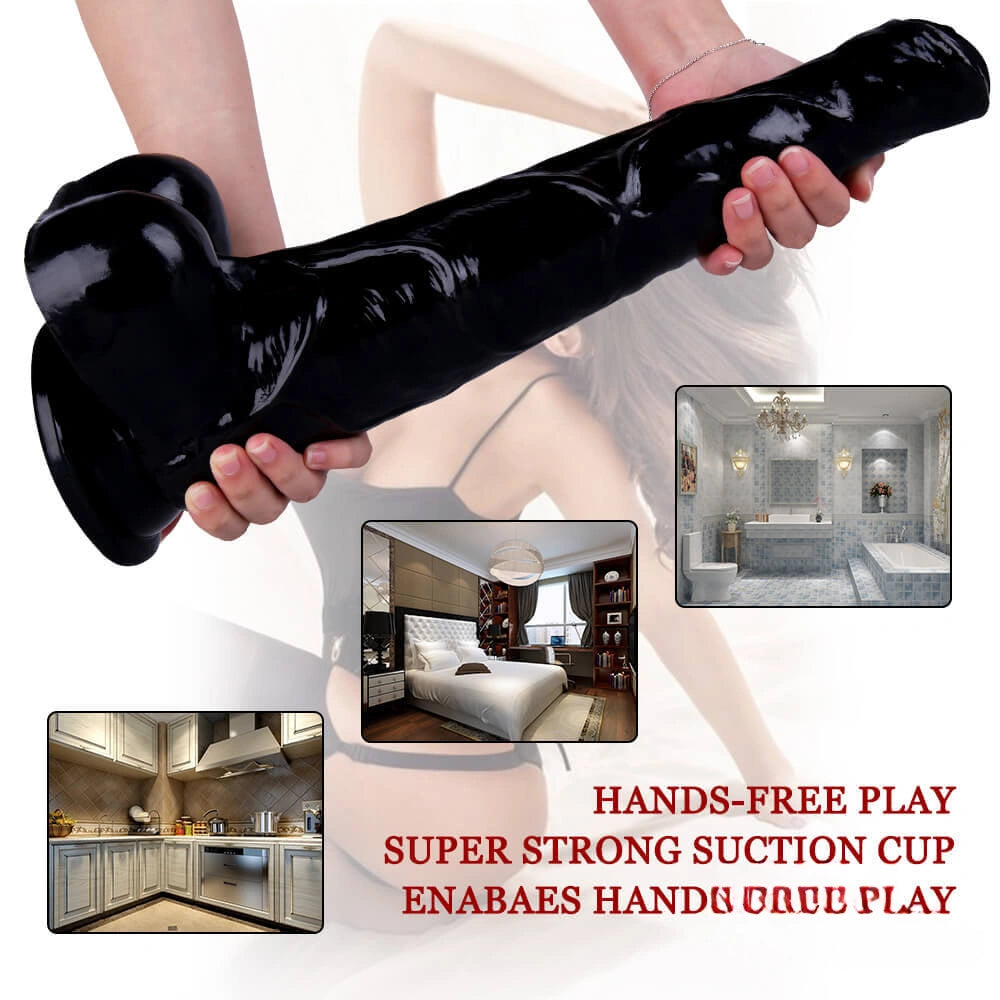 16.14in Super Huge Long Thick Horse Dildo Animal BDSM Sex Toy