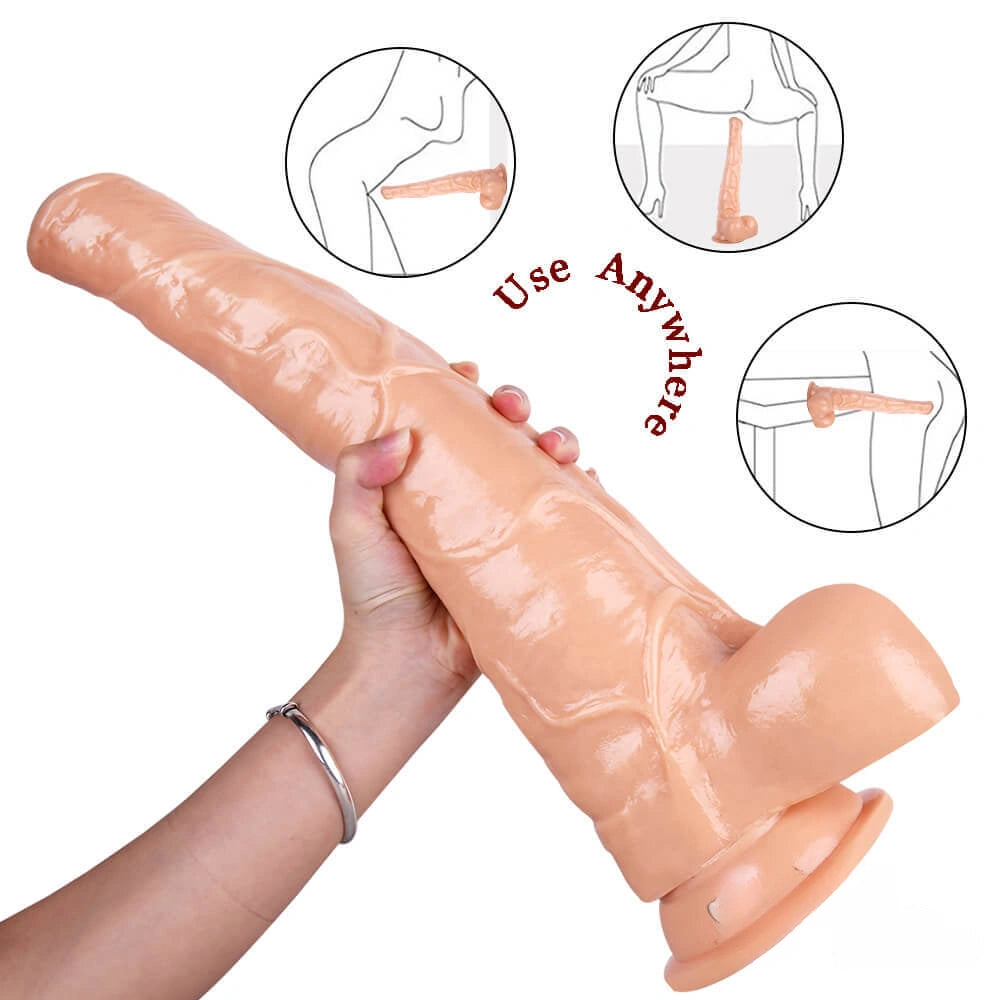 16.14in Super Huge Long Thick Horse Dildo Animal BDSM Sex Toy