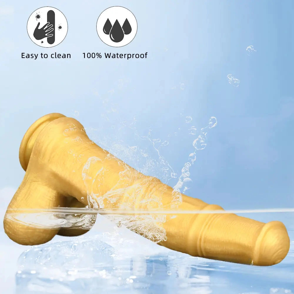 16.14in Super Long Silicone Huge Soft Animal Horse Cock Dildo Sex Toy