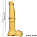 16.14in Super Long Silicone Huge Soft Animal Horse Cock Dildo Sex Toy