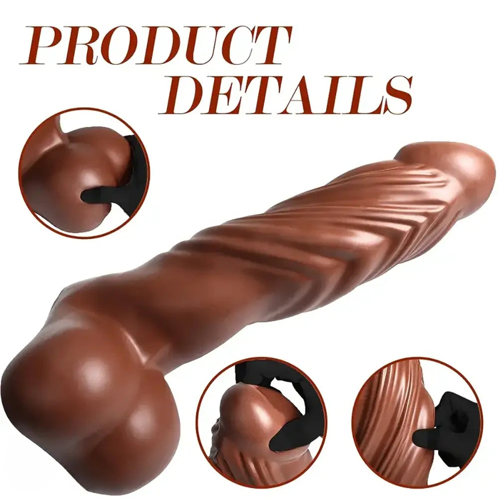 16.14in TPR Realistic Super Tremendous Thick Huge Extra Long Dildo