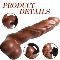 16.14in TPR Realistic Super Tremendous Thick Huge Extra Long Dildo