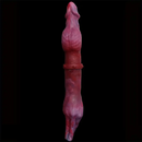 16.1in Palm Deer Cock Double-headed Unusual Penis Hand Fist Dildo