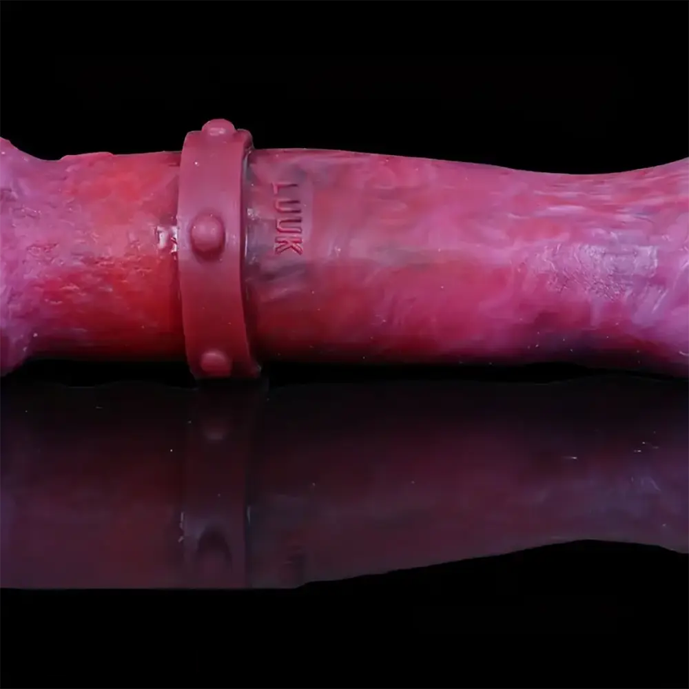 16.1in Palm Deer Cock Double-headed Unusual Penis Hand Fist Dildo