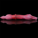 16.1in Palm Deer Cock Double-headed Unusual Penis Hand Fist Dildo