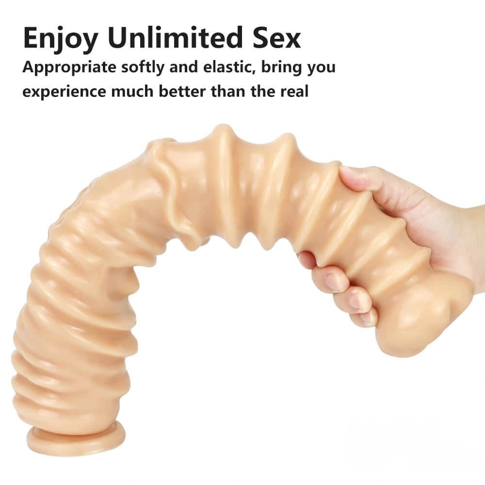 16.33in Fantasy Big Thick Dildo Butt Plug BDSM Toy For Anal Sex
