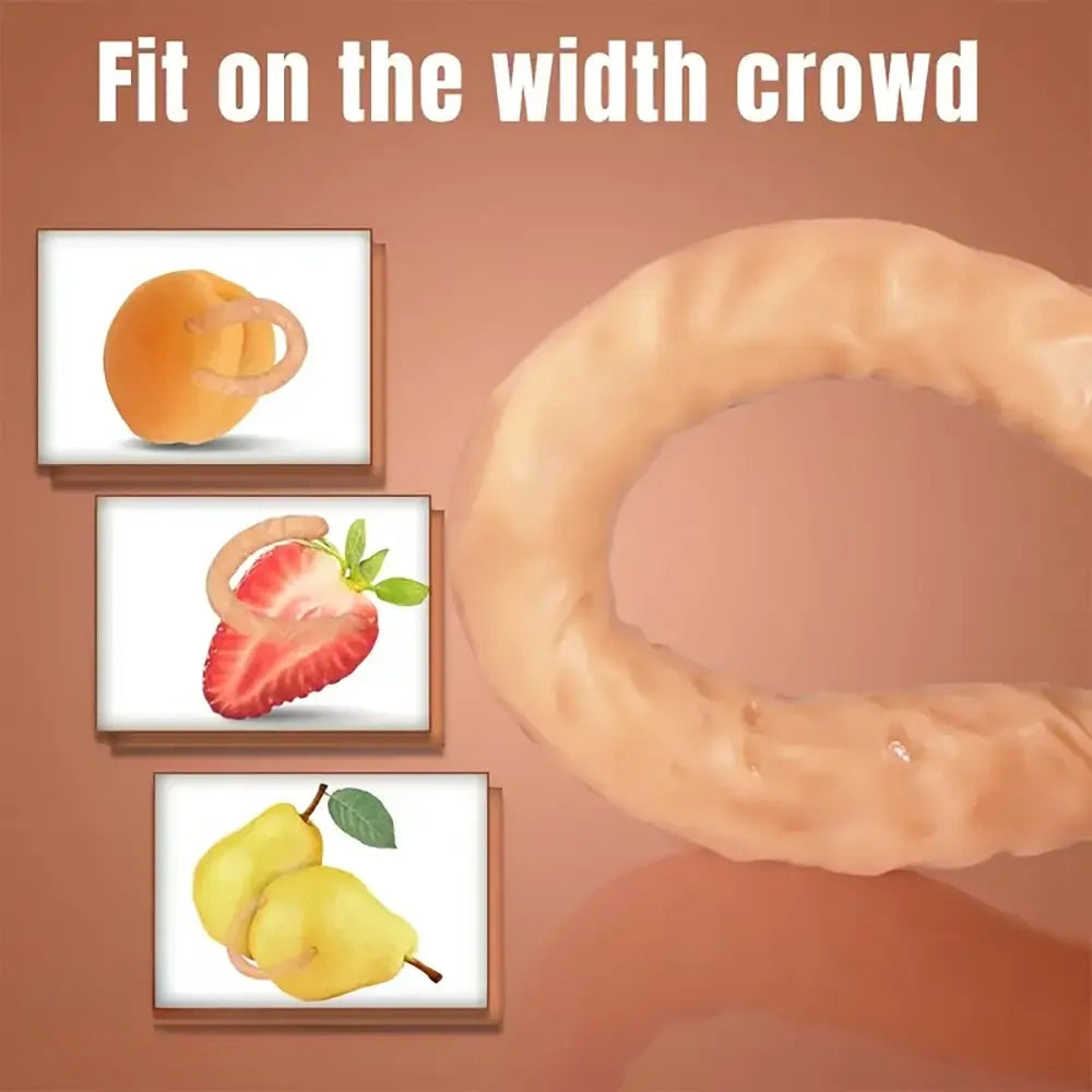 16.53in Realistic Double-Ended Dildo Adult Sex Toy For Lesbian G-spot