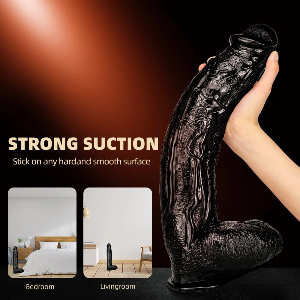 16.53in Realistic Huge Thick european Amerian Dildo For Women