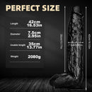 16.53in Realistic Huge Thick european Amerian Dildo For Women