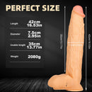 16.53in Realistic Huge Thick european Amerian Dildo For Women