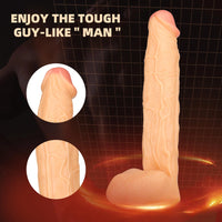 16.53in Realistic Huge Thick european Amerian Dildo For Women