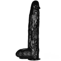 16.53in Thick Super Big Black Real Dildo For Anal Sex Stimulation