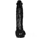 16.53in Thick Super Big Black Real Dildo For Anal Sex Stimulation