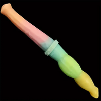 16.54in Double Sided Huge Long Soft Dog Horse Cock Lesbian Dildo