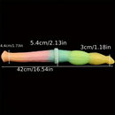 16.54in Double Sided Huge Long Soft Dog Horse Cock Lesbian Dildo