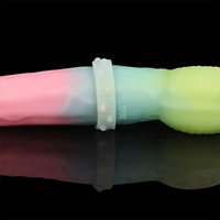 16.54in Double Sided Huge Long Soft Dog Horse Cock Lesbian Dildo