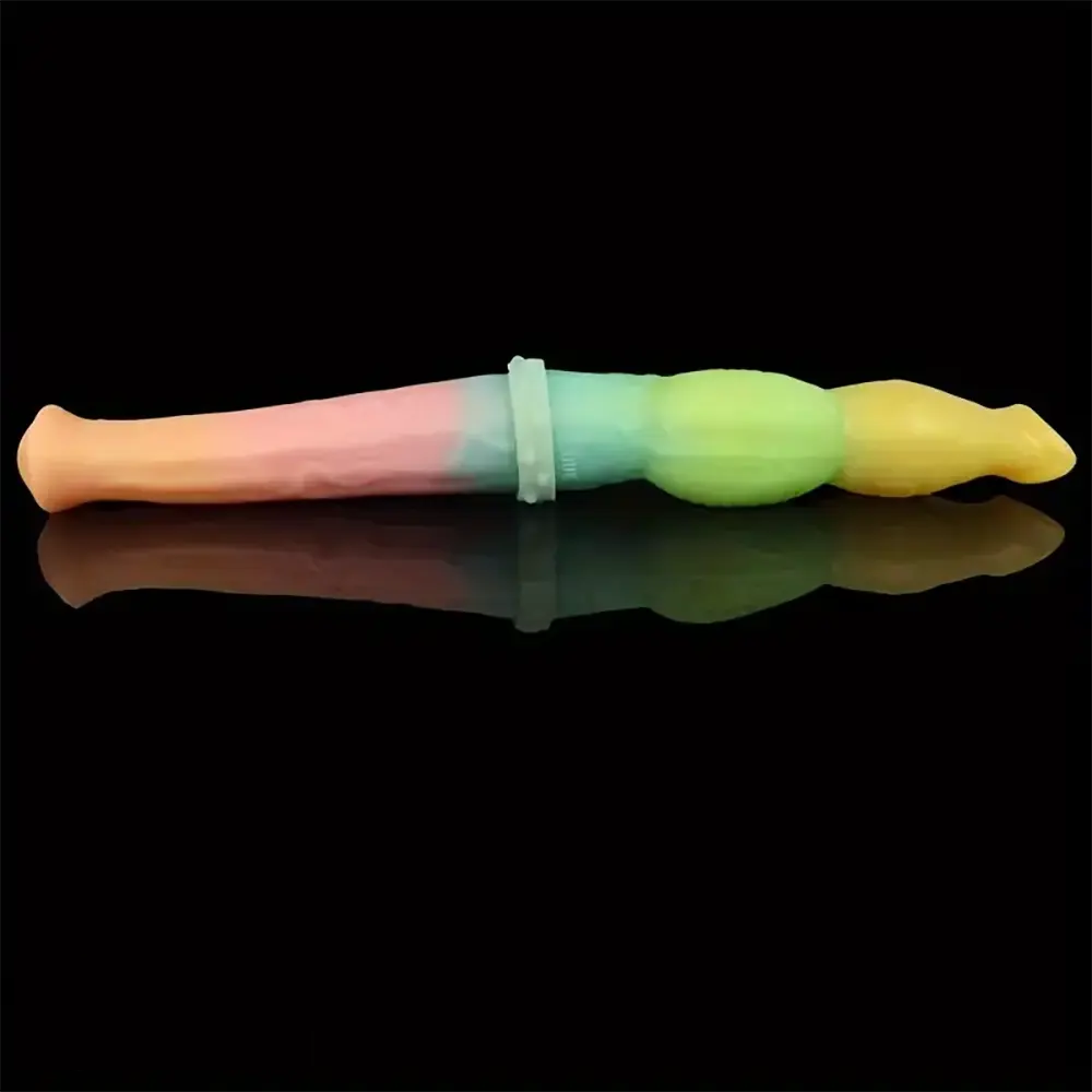 16.54in Double Sided Huge Long Soft Dog Horse Cock Lesbian Dildo