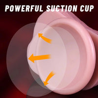 16.54in Extra-long Dual-Density Liquid Silicone Soft Huge Female Dildo