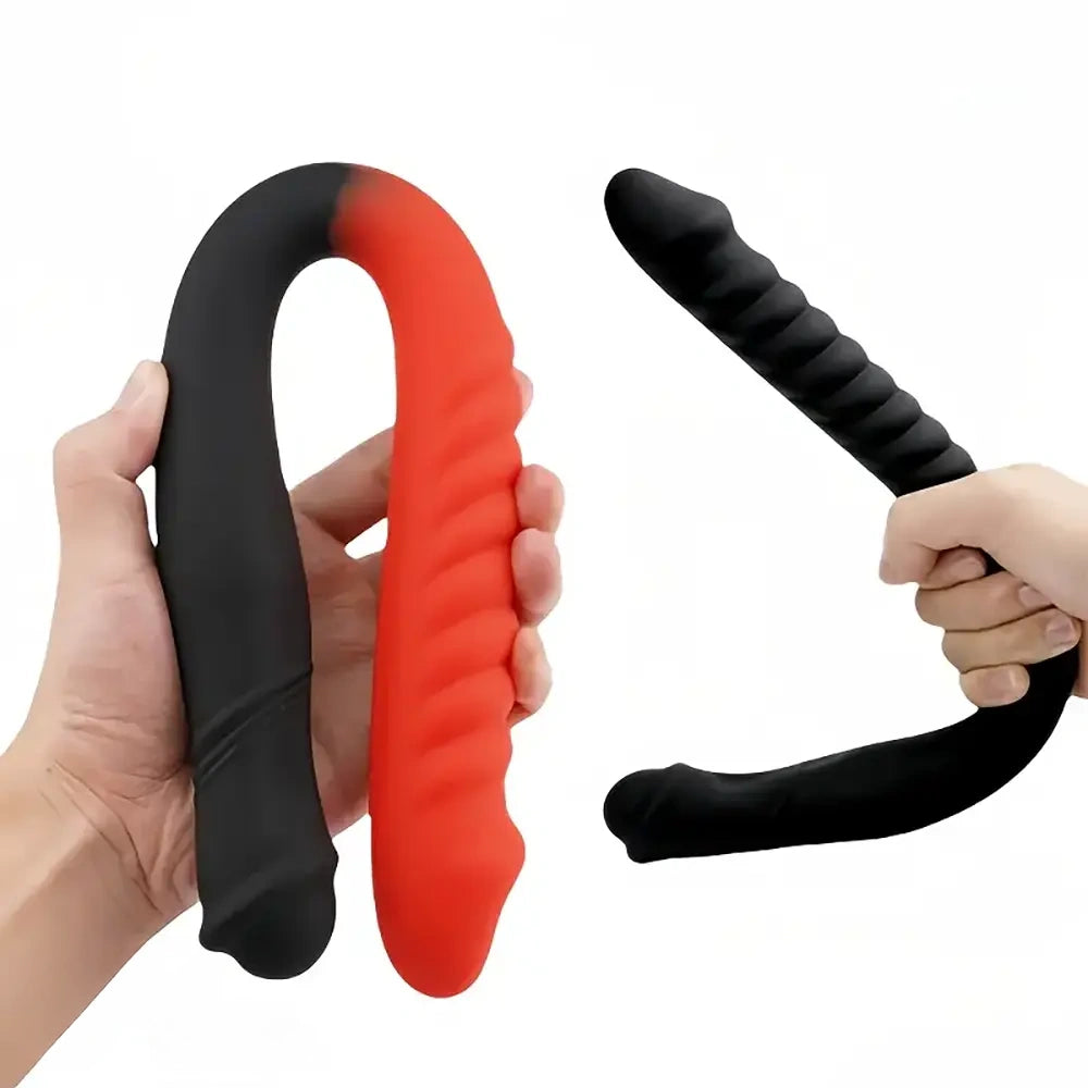 16.54in Silicone Dual-Ended Realistic Long Huge Dildo For Lesbian