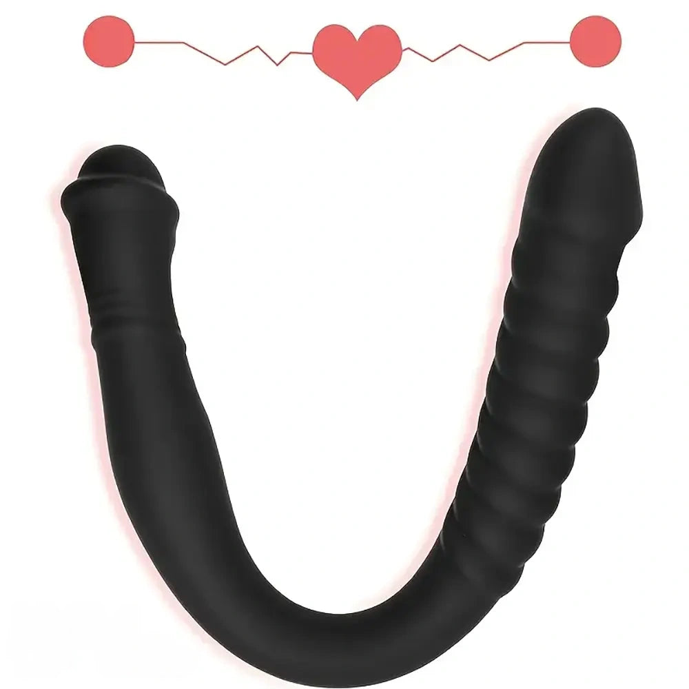 16.54in Silicone Dual-Ended Realistic Long Huge Dildo For Lesbian