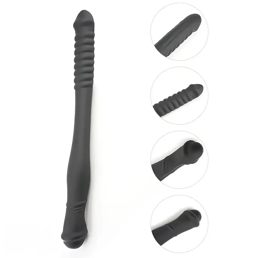 16.54in Silicone Dual-Ended Realistic Long Huge Dildo For Lesbian