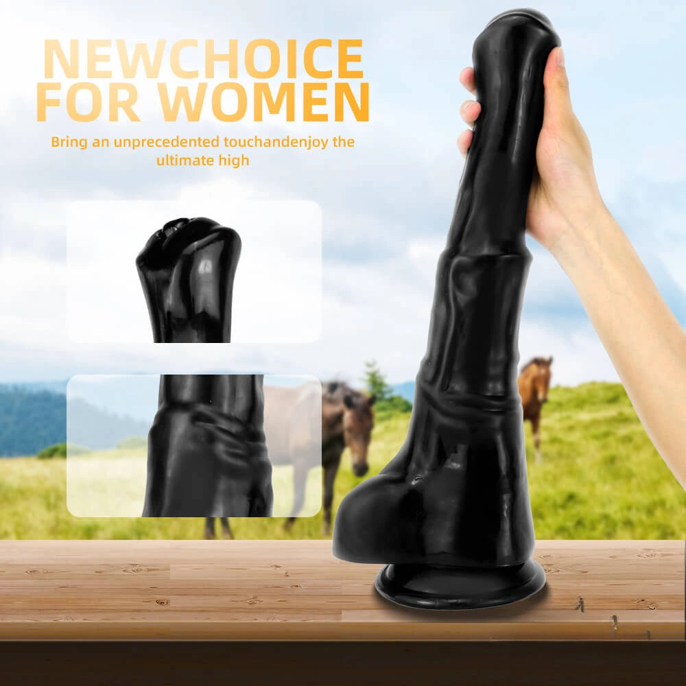 16.54in Super Huge Thick Animal Horse Dildo For Love Penis
