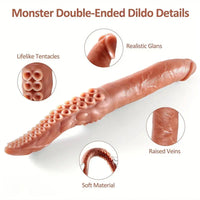 16.5in Creative Monster Double Ended Realistic Octopus Tentacle Plus Dildo