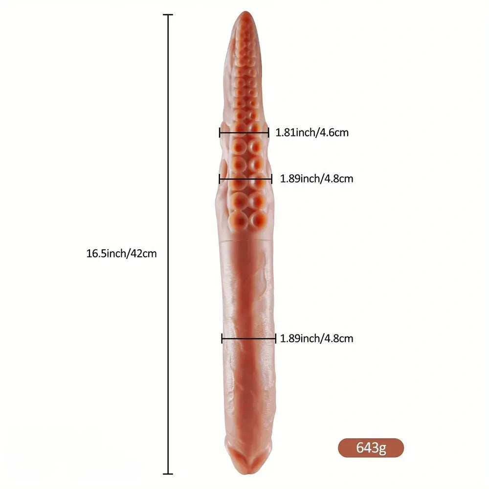 16.5in Creative Monster Double Ended Realistic Octopus Tentacle Plus Dildo