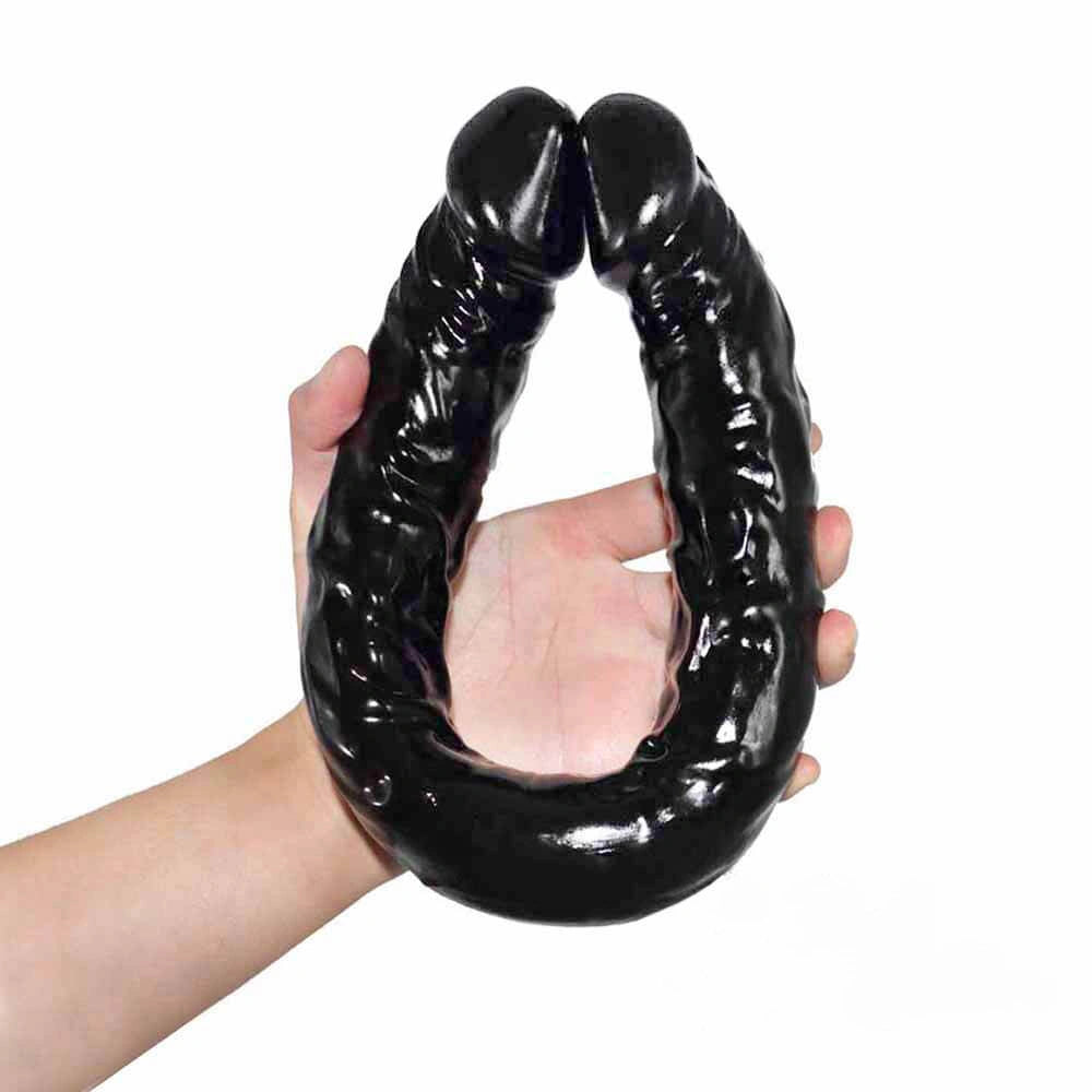 16.5in Real Lifelike Double Heads Dildo Sex Toy For Adult