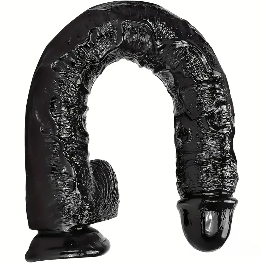 16.5in Realistic Large Long Black Anal Dildo For Male Female Sex Toy
