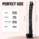 16.5in Super Long Dildo Lifelike Big Sex Toy For Masturbation