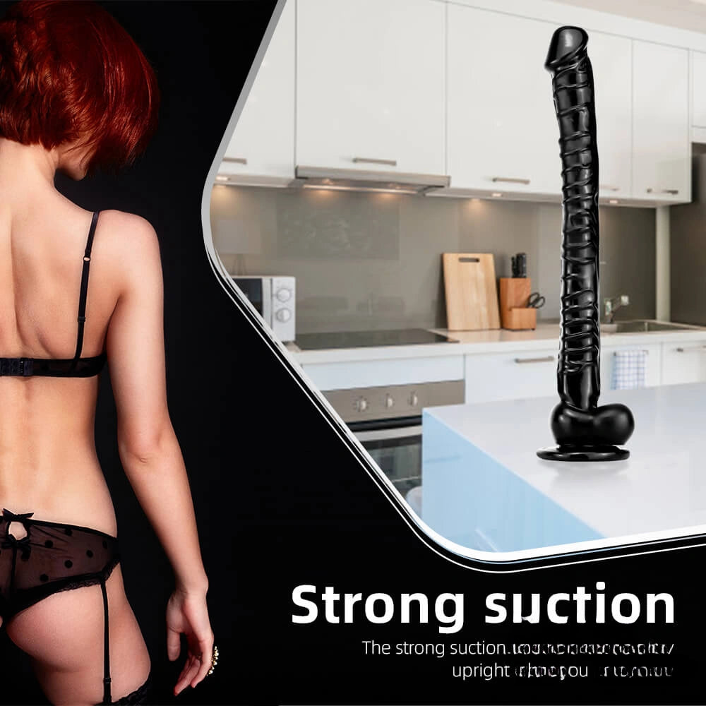 16.5in Super Long Dildo Lifelike Big Sex Toy For Masturbation
