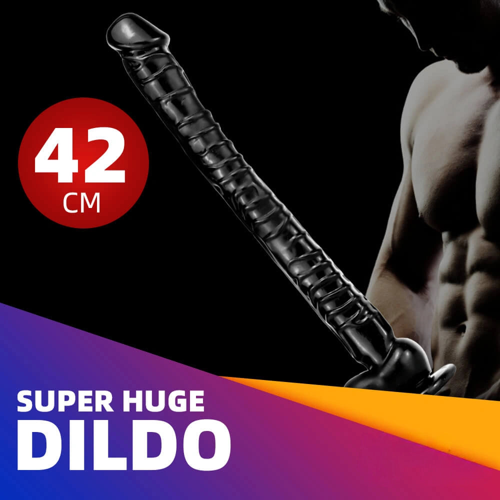16.5in Super Long Dildo Lifelike Big Sex Toy For Masturbation