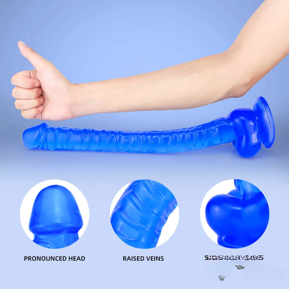 16.5in Super Long Dildo Lifelike Big Sex Toy For Masturbation
