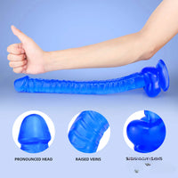 16.5in Super Long Dildo Lifelike Big Sex Toy For Masturbation