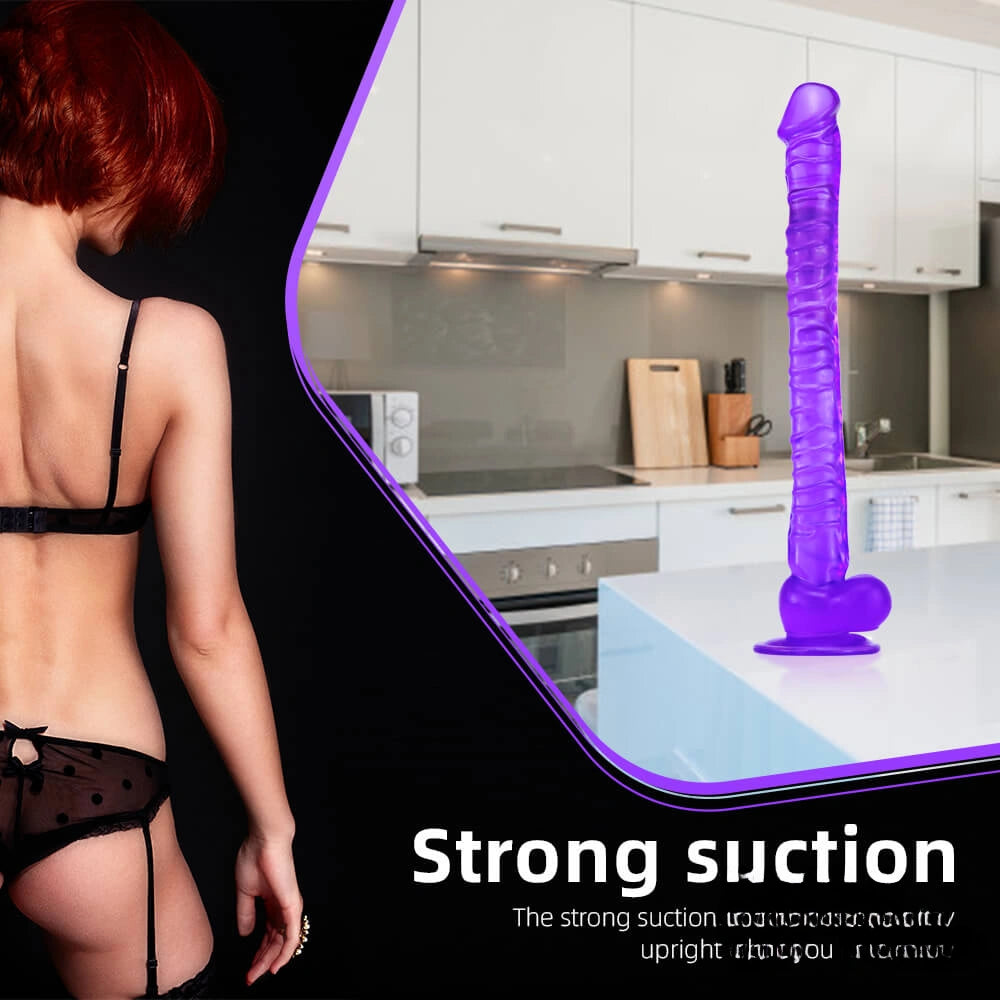 16.5in Super Long Dildo Lifelike Big Sex Toy For Masturbation