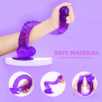 16.5in Super Long Dildo Lifelike Big Sex Toy For Masturbation