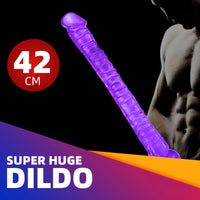 16.5in Super Long Dildo Lifelike Big Sex Toy For Masturbation