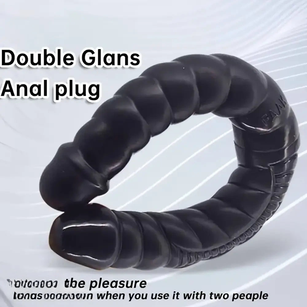 16.5in Super Long Double Head PVC Cock Dildo For G Spot Sex Toy