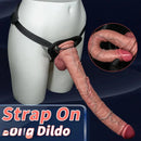 16.92in Strap on Huge Long Real Dildo For Couples Lesbian Penis Love Toy